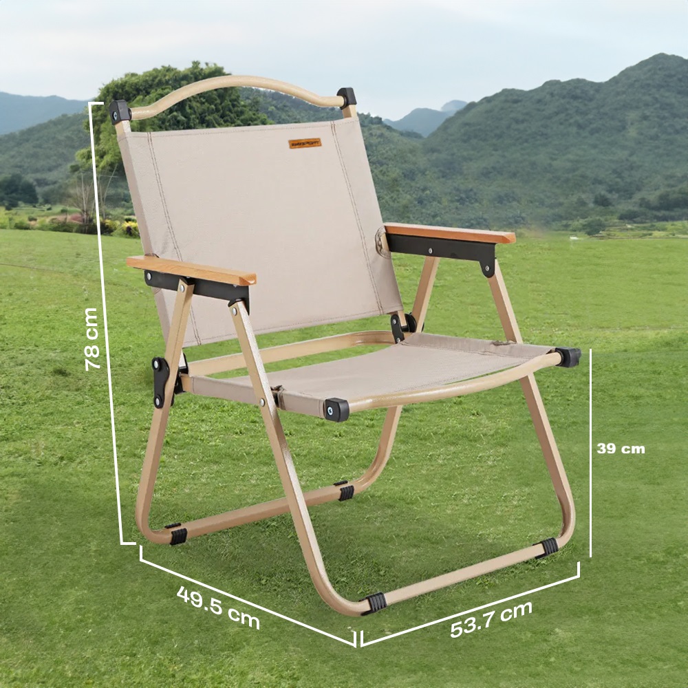Gambar produk TaffSPORT Kursi Lipat Outdoor Camping Portable Foldable Oxford 600D XL - YH6