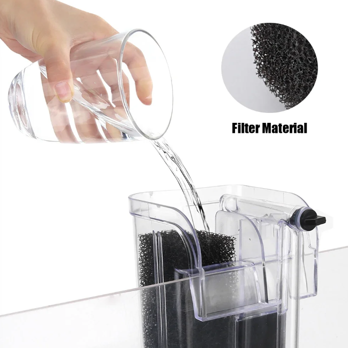 Gambar produk LIONFU Filter Aquarium Mini Hanging Tank Oxygen 250 H/L 3W 20cm - WL3