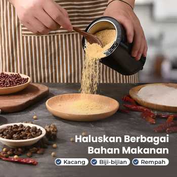 Gambar produk HOMEFISH Penggiling Kopi Elektrik Coffee Grinder Household 150W 220V - W8801