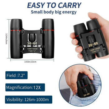Gambar produk Eyebre Teropong Binocular Mini Portable Outdoor Magnification 30x60 - B411