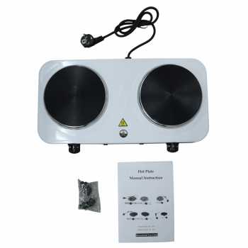 Gambar produk Taffware Kompor Listrik 2 Tungku Portable Hot Plate 2000W - WY-04B