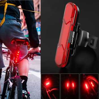 TaffLED Lampu Belakang Sepeda LED COB USB Rechargeable 220mA - AS1010