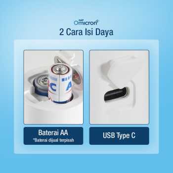 Gambar produk TaffOmicron Alat Terapi Pernapasan Mesh Nebulizer Portable Inhaler - JSL-W301