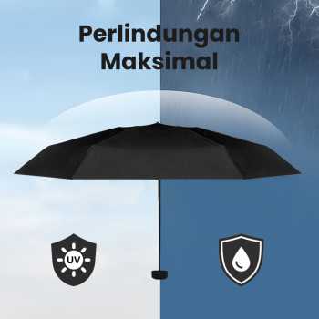 Gambar produk MUCAI Payung Lipat Kecil Portable Anti UV Waterproof UPF 50+ - 190T
