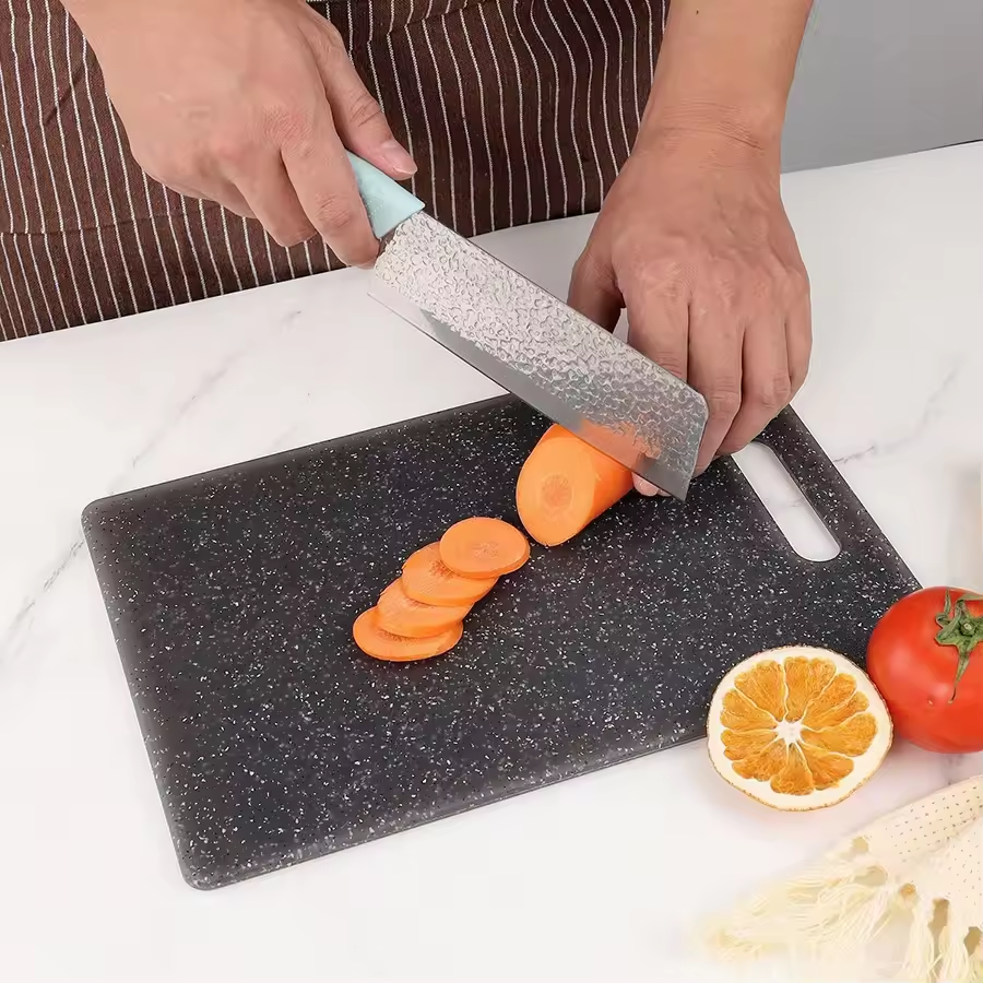 Gambar produk SDEEP Talenan Dua Sisi Imitation Marble Texture PP Cutting Board L - SPLM