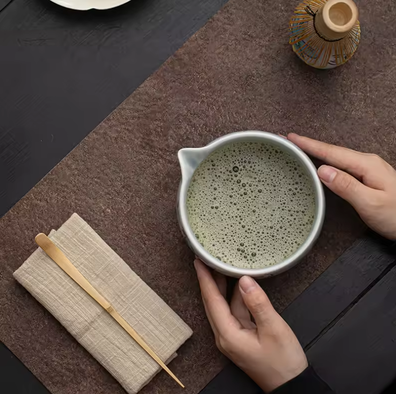 Gambar produk WONTIVE Matcha Set Chawan Chasen Stand Chashaku Ceramic 500ml 4 PCS - CZ6
