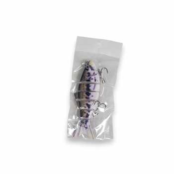 Gambar produk BASSLER Umpan Pancing Ikan Lifelike Fish Bait Lure 6 Section 10cm 18g - BS180