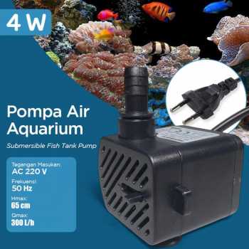 Taffware Pompa Air Mini Aquarium Ikan Submersible Pump Fish Tank 220V - BK-333