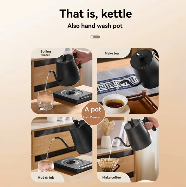 Gambar produk WIRUH Teko Listrik Kopi Pemanas Air Electric Heating Water 1000W 1L - AA86