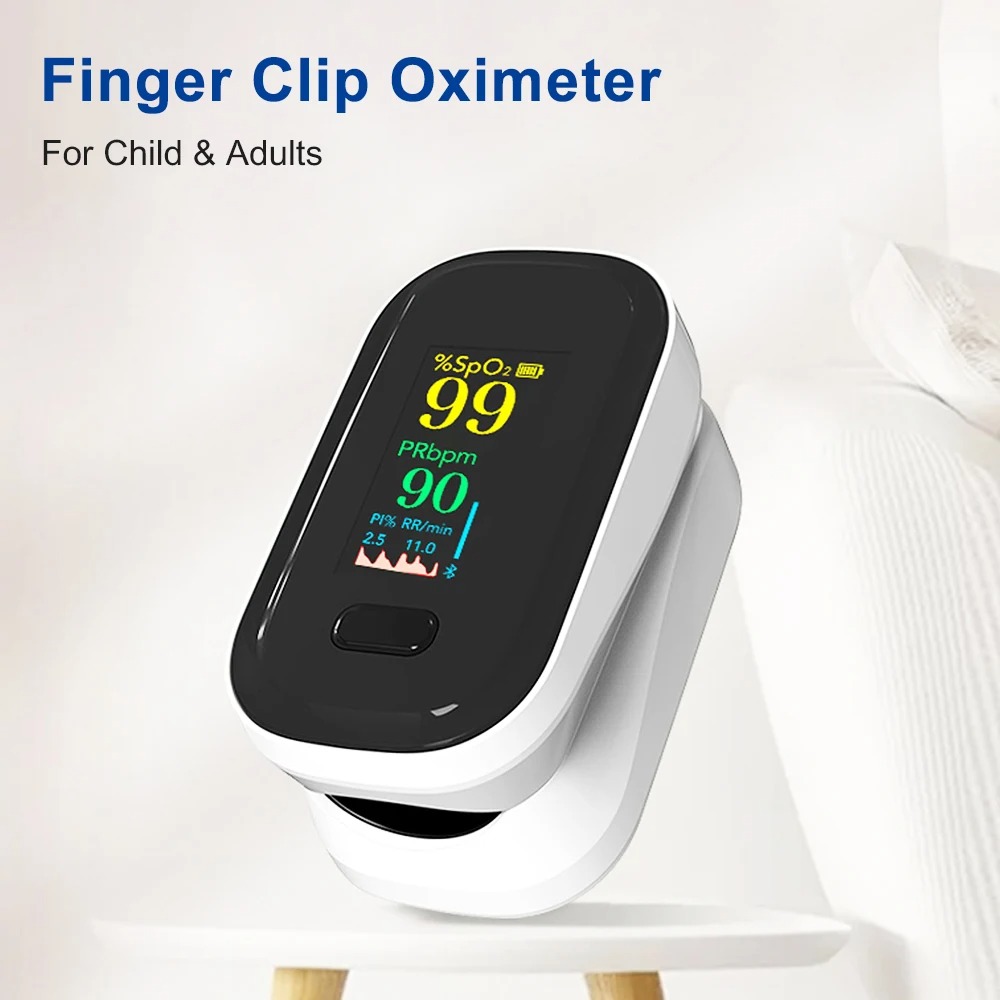 Gambar produk RESOXY Fingertip Pulse Oximeter Alat Ukur Saturasi Oksigen Darah TFT - YK-80A