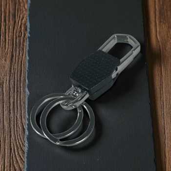 Gambar produk OMUDA Gantungan Kunci Carabiner Keychain Clip Double Ring Zinc Alloy - OM929