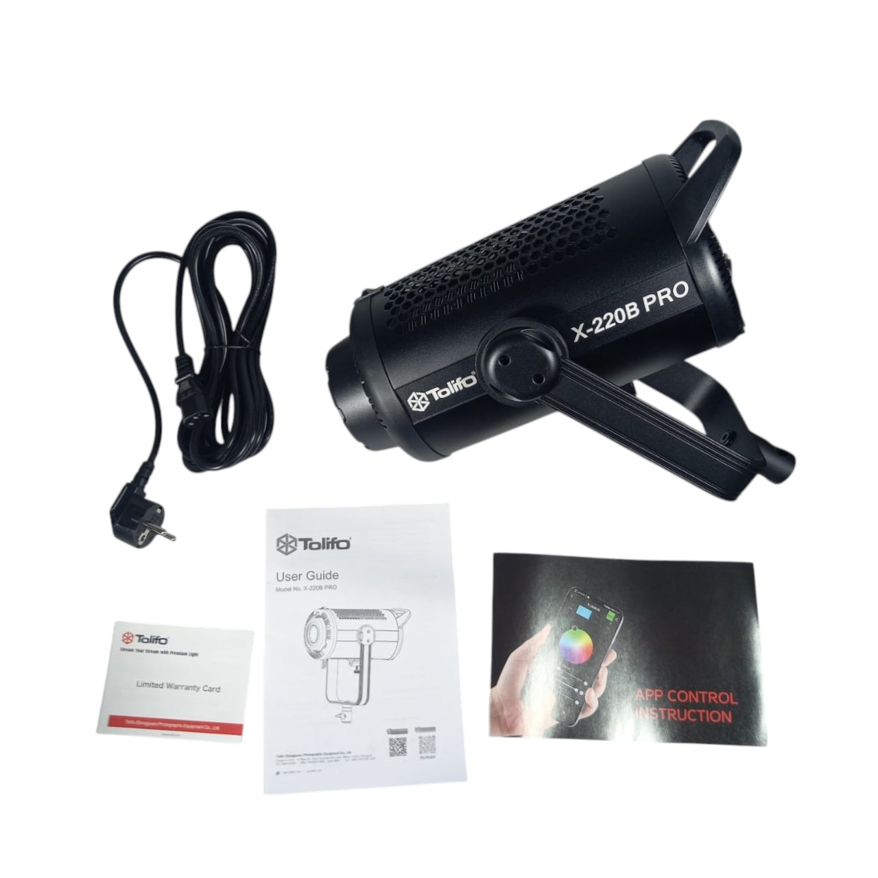 Gambar produk TOLIFO Lampu Video LED Bi-Color COB Video Light 215W 6500K - X-220B PRO