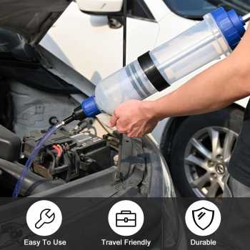 Gambar produk NarzrIe Pompa Tangan Transfer Oli Bensin Mobil Oil Extractor 1.5L - NC03