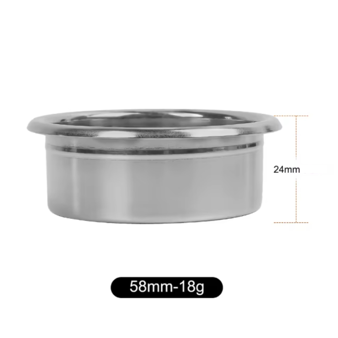 KissHome Espresso Coffee Filter Basket Portafilter Double Layer 58mm - KH304 Gambar produk KissHome Espresso Coffee Filter Basket Portafilter Double Layer 58mm - KH304