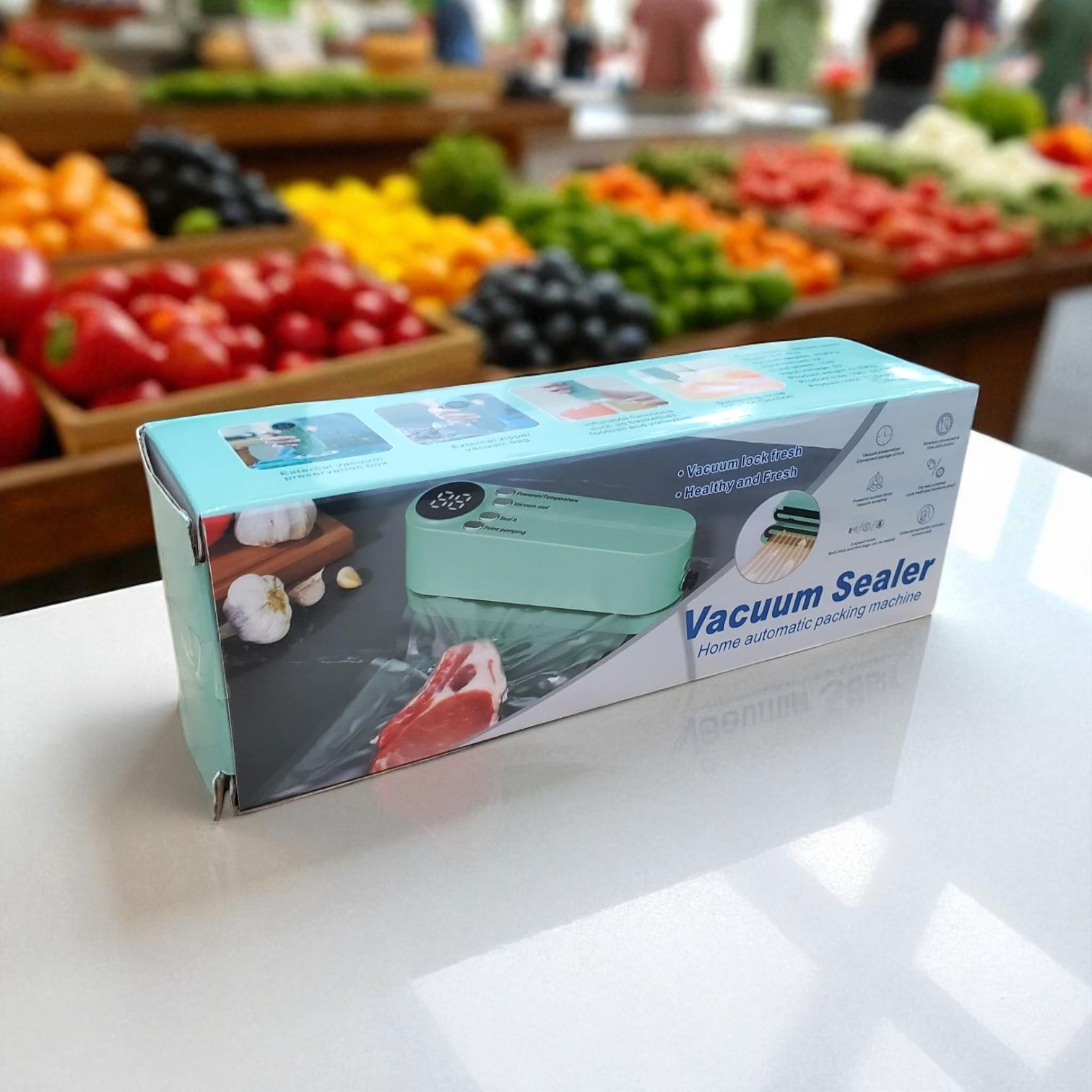 Gambar produk FMA Multifunctional Mini Vacuum Sealer Portable USB Charging 1200mAh - SJT-818