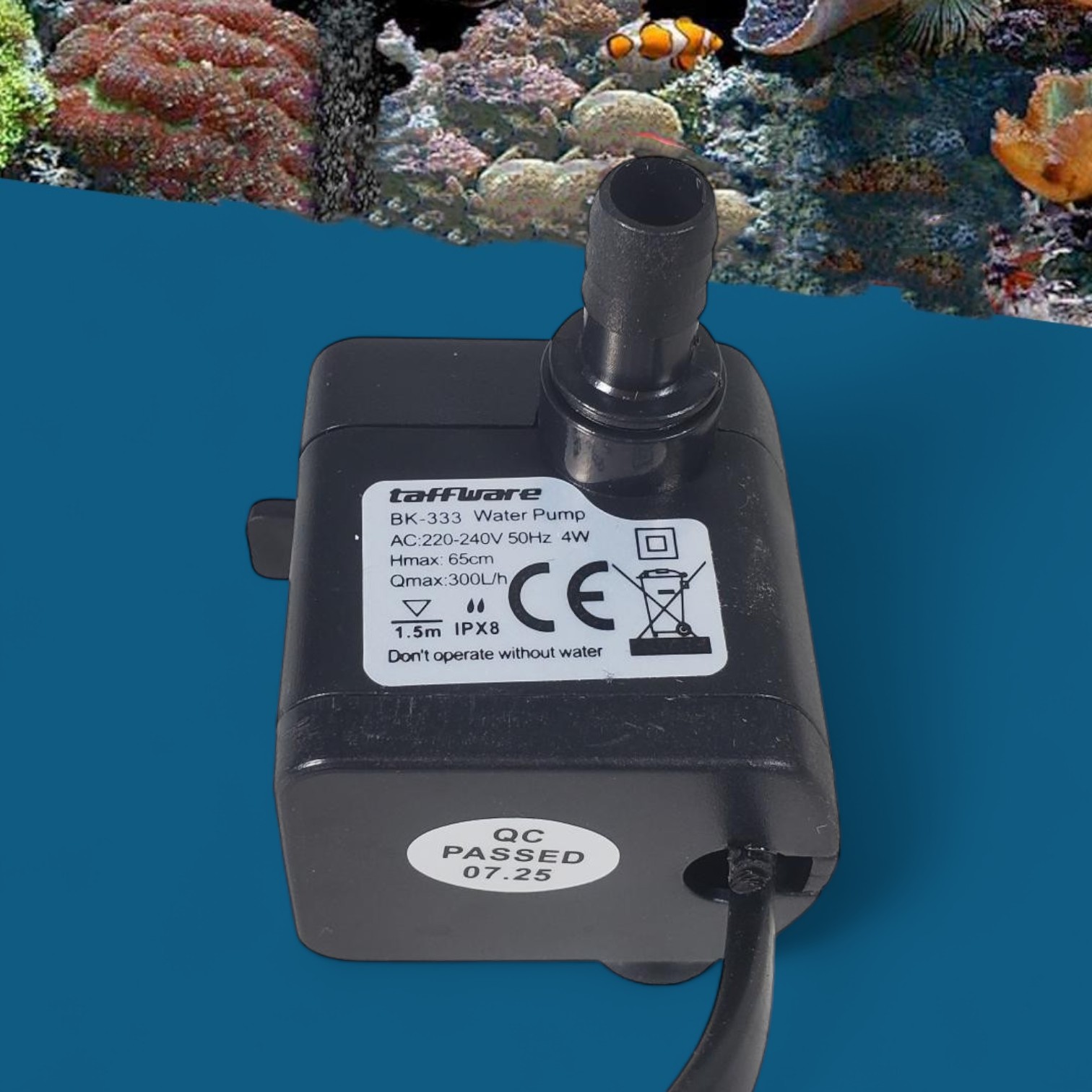 Gambar produk Taffware Pompa Air Mini Aquarium Ikan Submersible Pump Fish Tank 220V 4W - BK-333/200