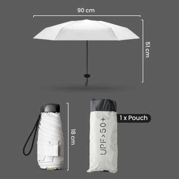 Gambar produk MUCAI Payung Lipat Kecil Portable Anti UV Waterproof UPF 50+ - 190T