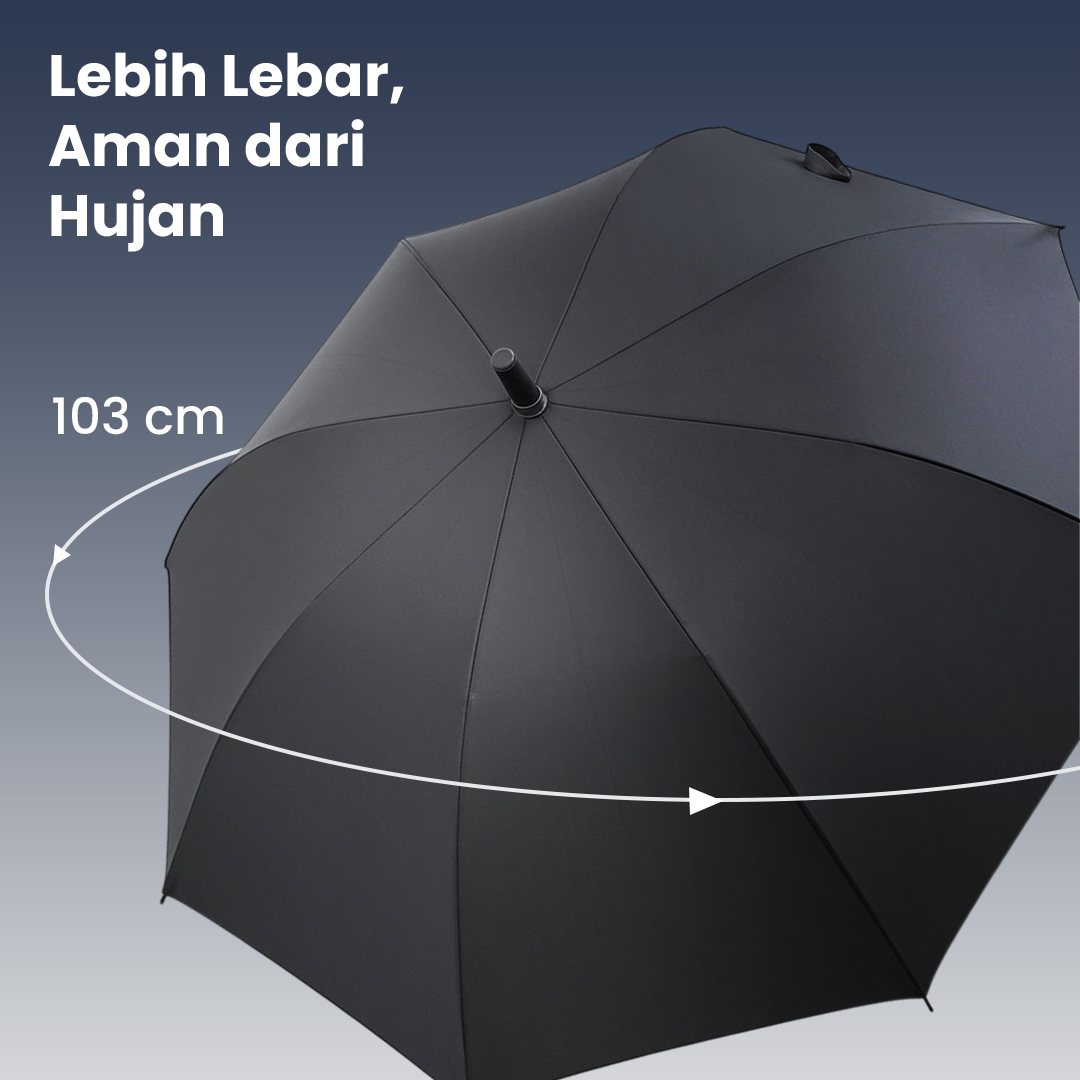 Gambar produk HHYUKIMI Payung Model Samurai Jepang Semi Otomatis Windproof Anti UV - AA415