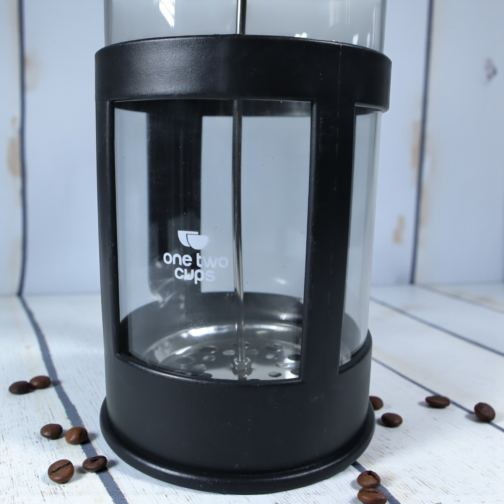 One Two Cups French Press Coffee Maker Pot Plunger Borosilicate 1L - FN35 Gambar produk One Two Cups French Press Coffee Maker Pot Plunger Borosilicate 1L - FN35