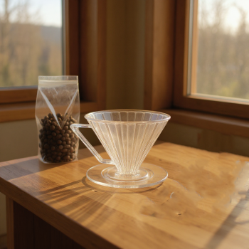 iMellow Filter Penyaring Kopi V60 Glass Coffee Dripper 1-2 Cups - INU86