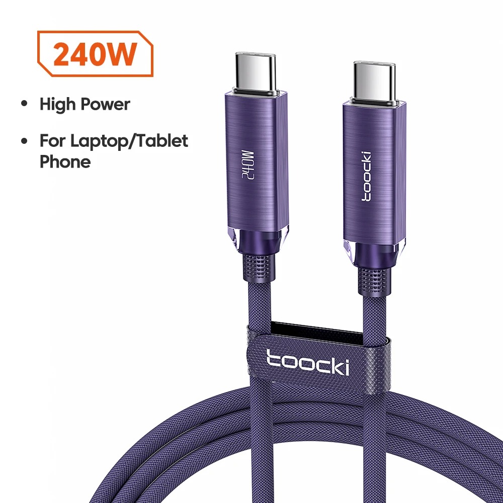 Gambar produk Toocki Kabel Data Type C to Type C Fast Charging PD 240W 1M - TXCCC3