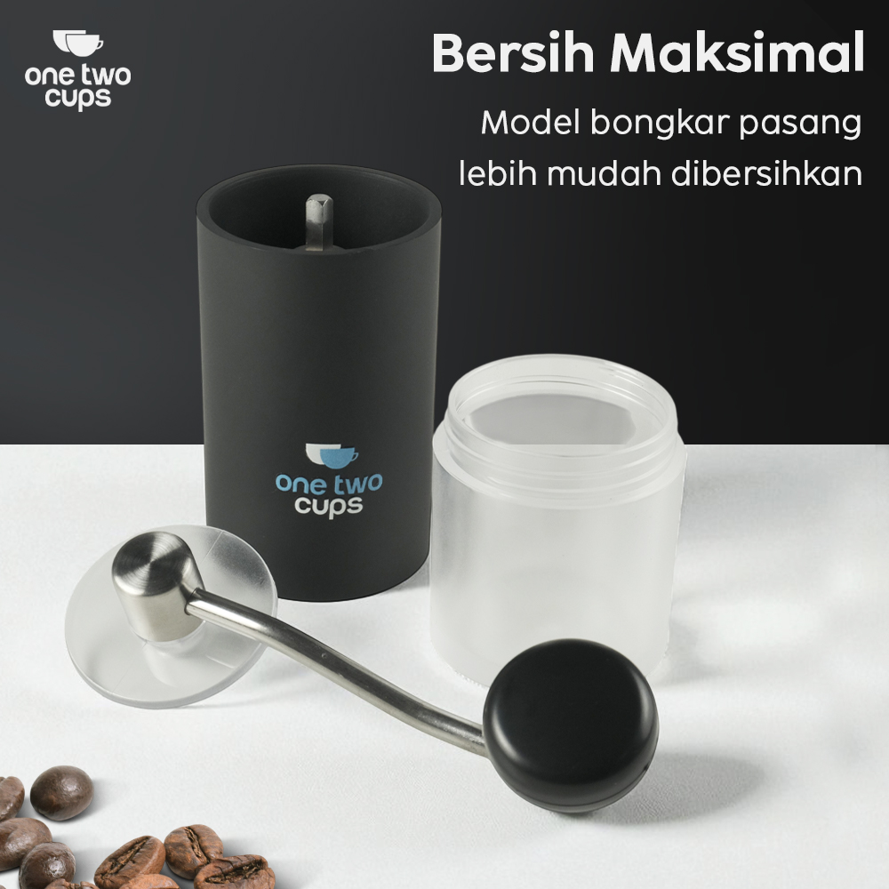 Gambar produk One Two Cups Alat Penggiling Kopi Manual Coffee Grinder Adjustable - BN50