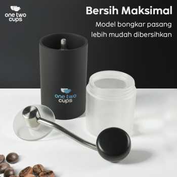 Gambar produk One Two Cups Alat Penggiling Kopi Manual Coffee Grinder Adjustable - BN50