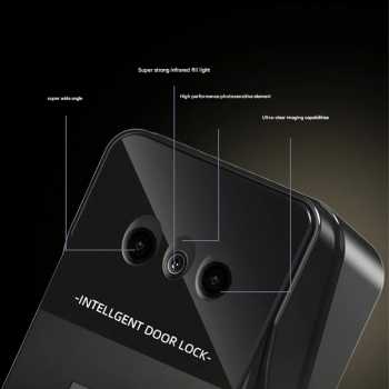 Gambar produk KAILILAI Smart Door Lock Fingerprint Face Recognition Password WeChat - B90