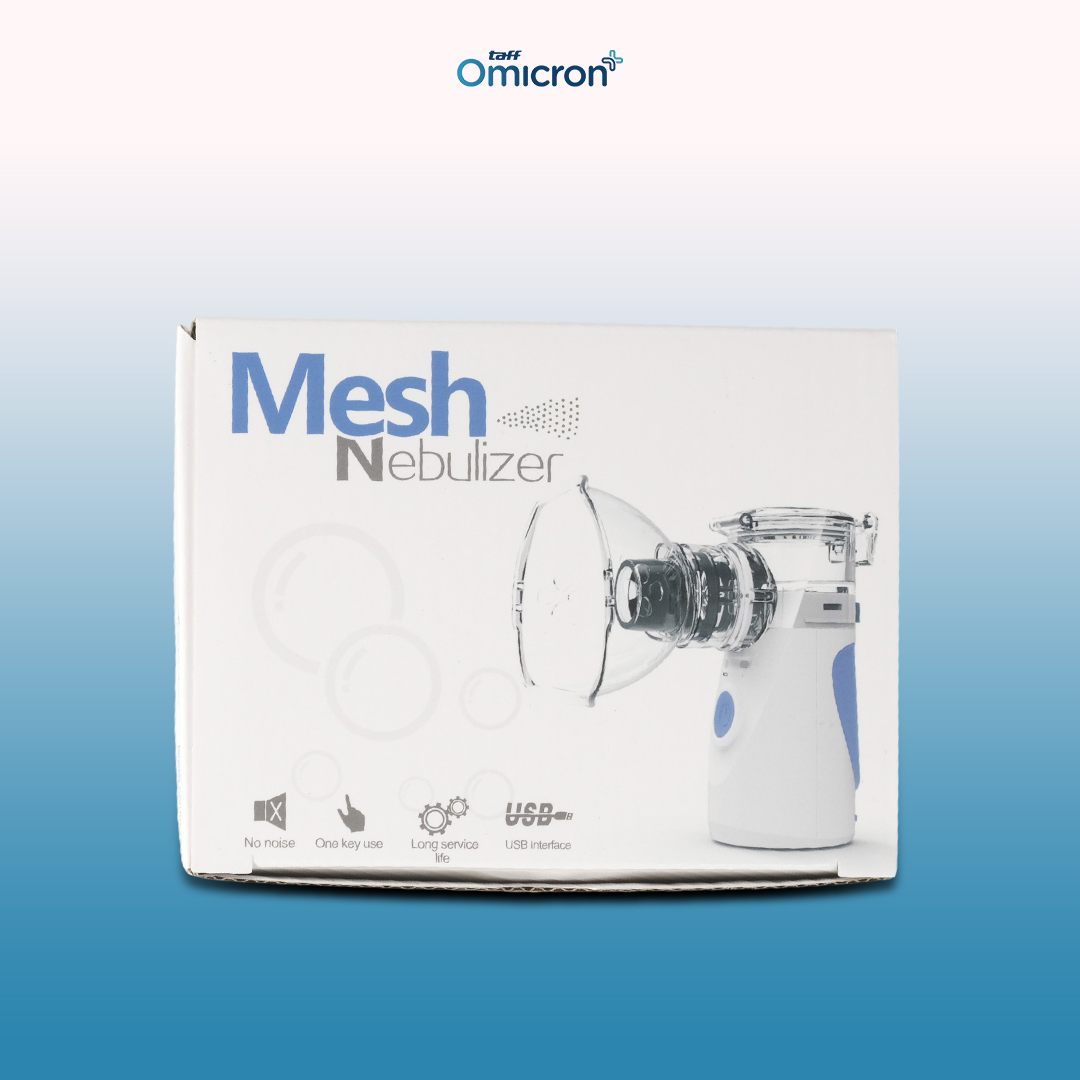 Gambar produk TaffOmicron Alat Terapi Pernapasan Mesh Nebulizer Portable Inhaler - YM-3R9