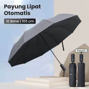 Rainscape Payung Lipat Buka Tutup Otomatis Anti UV 10 Bone 105cm - ZD001