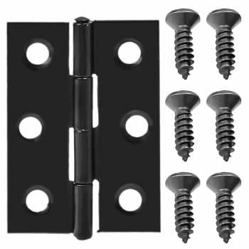 Gambar produk KitTrader Engsel Pintu Lemari Kabinet Door Hinge 4 Hole 44x32mm 20 PCS - KT20