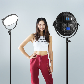 Gambar produk TOLIFO Lampu Kamera Foto Video Flashlight Studio Circle LED RGB 60W - R-S60RGB