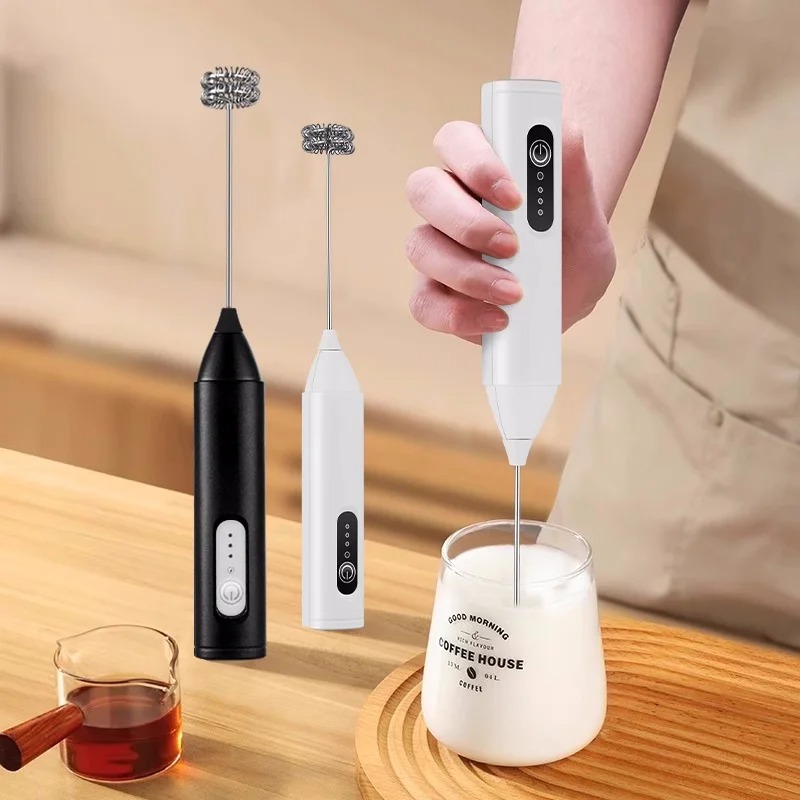 Gambar produk Frofro Hand Mixer Mini Pengocok Telur Kopi Milk Frother 300mAh - INU162