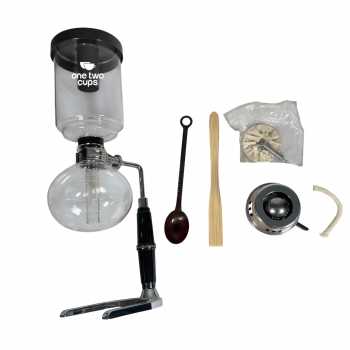 Gambar produk One Two Cups Syphon Coffee Maker Manual Brew Vacuum Pot 5 Cups 500ml - JF99