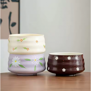 Gambar produk CZSAE Matcha Set Kit Chawan Chasen Stand Chashaku Ceramic 580ml 4 PCS - CZ1