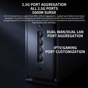 Gambar produk Xiaomi Router WiFi 7 Hub Gateway 2.5G Ethernet Port 5G 6500 Mbps - BE6500 Pro