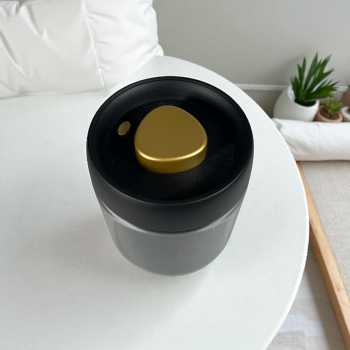 Gambar produk One Two Cups Toples Kaca Penyimpanan Biji Kopi Vacuum Sealed Lid 500ml - SE41