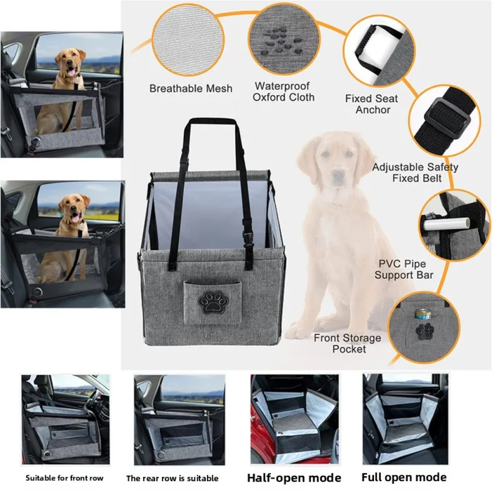 Gambar produk Kennel Pet Dog Cat Car Seat Waterproof Kursi Mobil Anjing Kucing - KN526