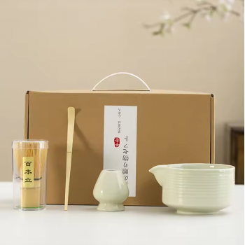 Gambar produk Dreamburgh Matcha Set Chawan Chasen Stand Chashaku Ceramic 500ml 4 PCS - CZ2