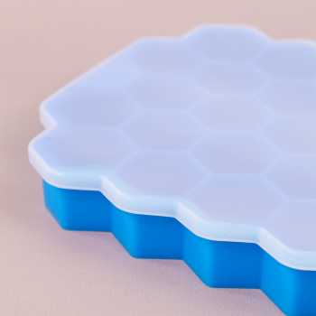 Gambar produk SILIKOLOVE Cetakan Es Batu Silikon Heksagonal 37 Grid Ice Cube Tray - DU655