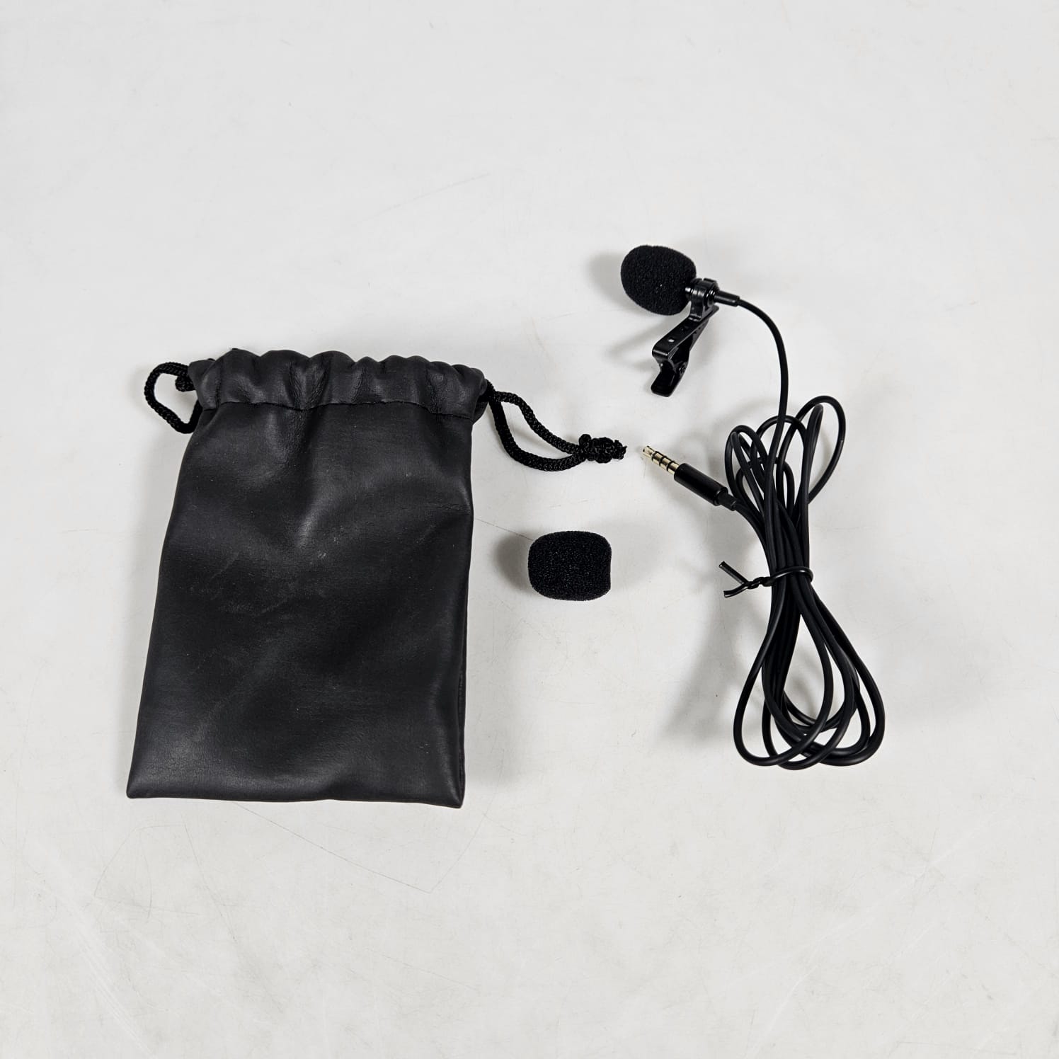 Gambar produk TaffSTUDIO Deluxe 3.5mm Microphone with Clip for Smartphone Laptop - EY-510A
