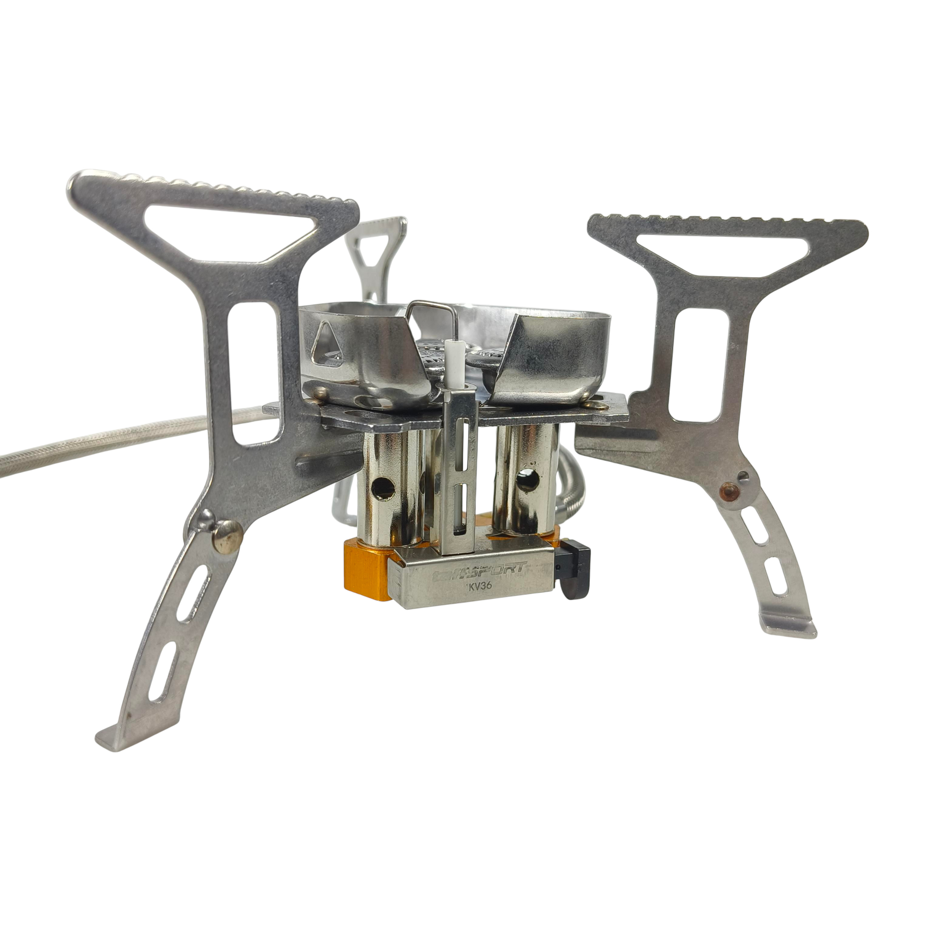 Gambar produk TaffSPORT Kompor Gas Portable Lipat 3 Burner Ultralight Camping Stove - KV36
