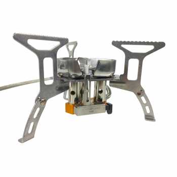 Gambar produk TaffSPORT Kompor Gas Portable Lipat 3 Burner Ultralight Camping Stove - KV36