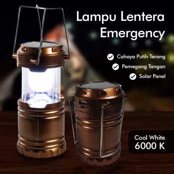 Gambar produk Firehong Lampu Lentera USB Emergency Camping Tenaga Solar 12W - G-85