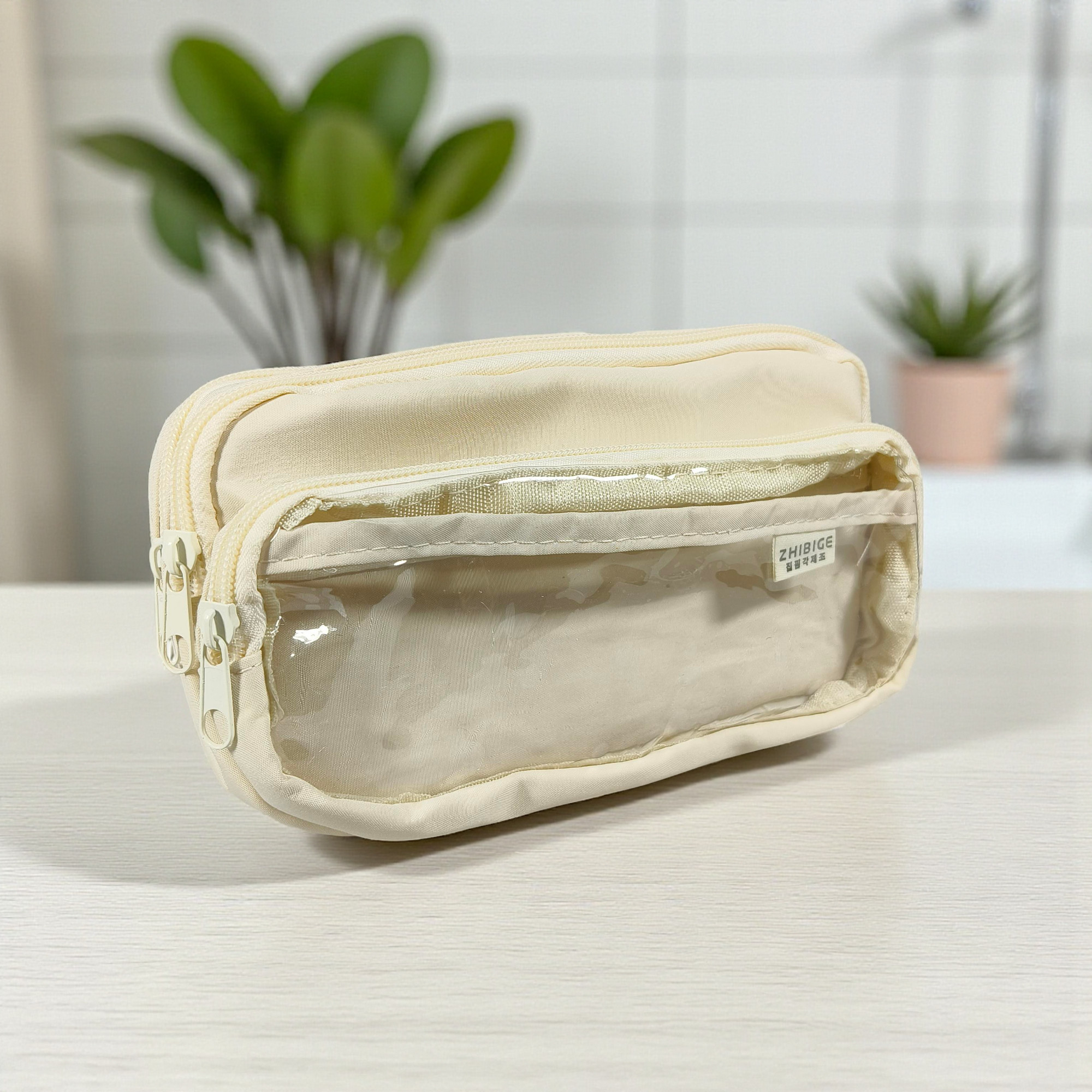 Gambar produk ZHIBIGE Tempat Pensil Multi Layer Pencil Case Compact Pouch Stationary - ZH21