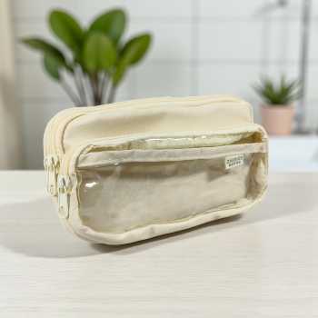 Gambar produk ZHIBIGE Tempat Pensil Multi Layer Pencil Case Compact Pouch Stationary - ZH21