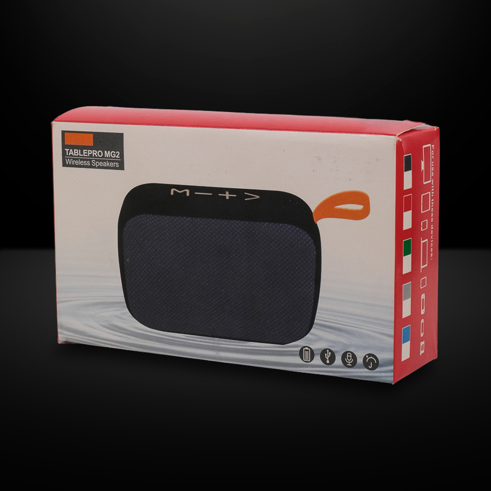 Gambar produk TABLEPRO Speaker Bluetooth Portable Mini Active FM Radio 3W - MG2