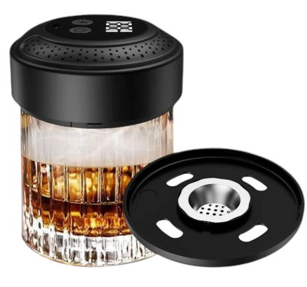 Gambar produk ARKADIA Alat Pengasap Elektrik Whisky Cocktail Smoker Kit With LED RGB - KZ-39