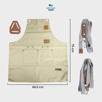 Gambar produk One Two Cups Celemek Masak Apron Anti Air dengan Kantong - SP01