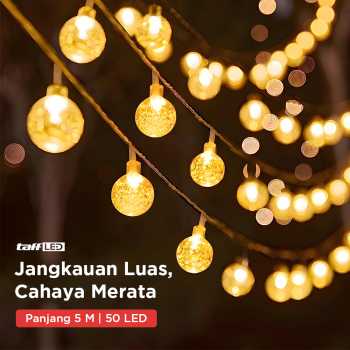 Gambar produk TaffLED Lampu Hias String Lights Cherry Ball Fairy Warm White 5M - LY20W
